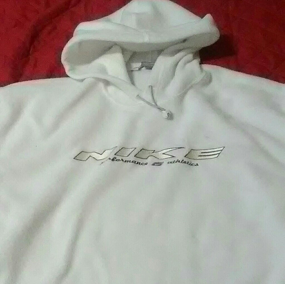 XL white hoodie