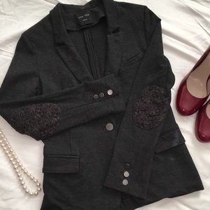 Charcoal grey stretch blazer