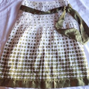 Sherry Taylor Women’s Olive Green Polka Dot Skirt