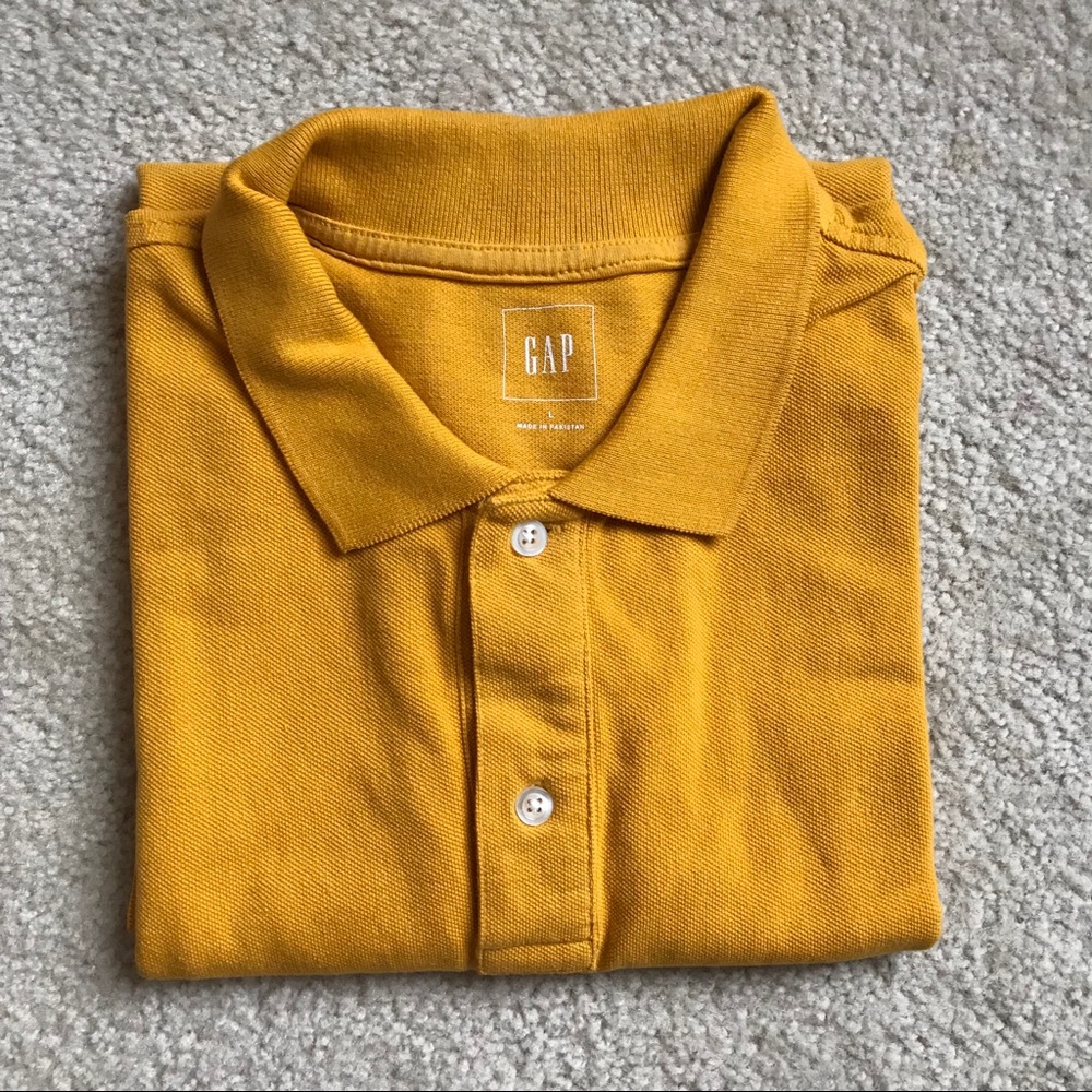 Gap Large Yellow Polo Shirt