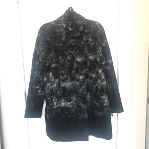 Paraphrase jacket coat grey black medium NWT