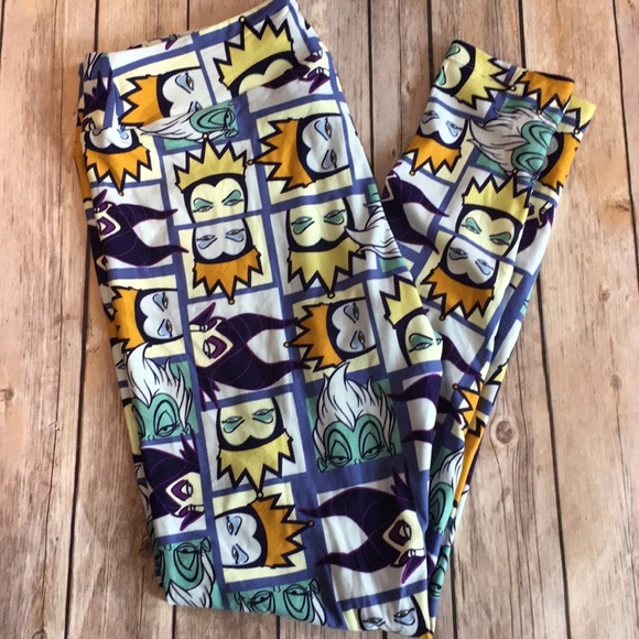 Lularoe Tc Disney Villain Leggings New 