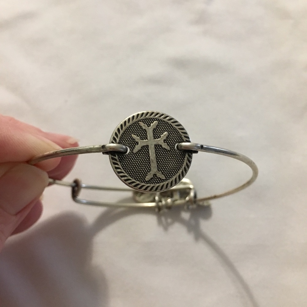 Alex and Ani cross bracelet
