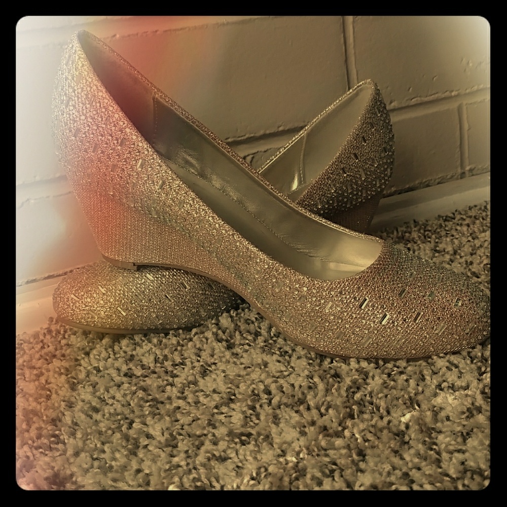 Sparkly AF Wedges