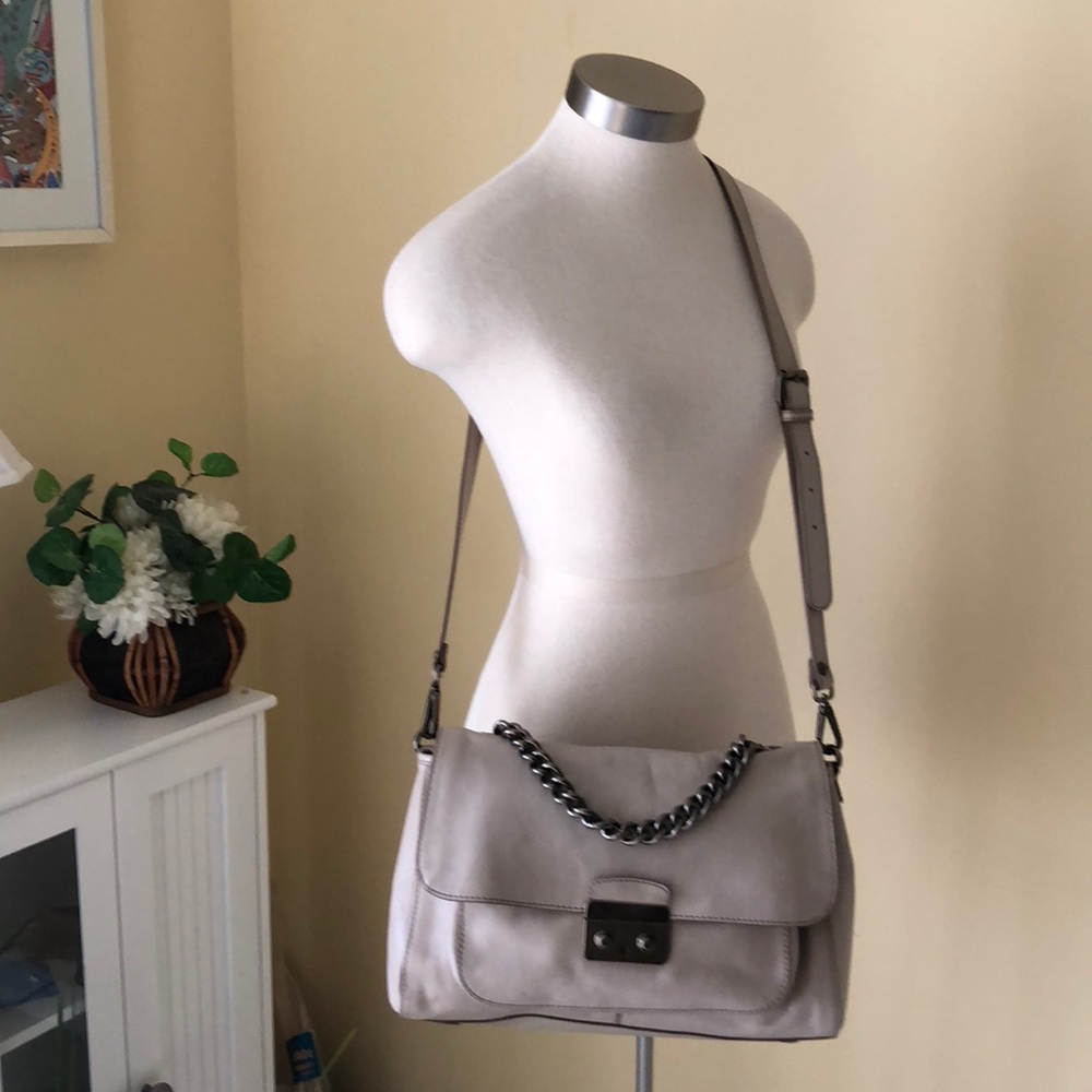 Banana republic leather chain strap bag