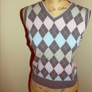 Brooks Brothers EUC sz M argile wool sweater vest