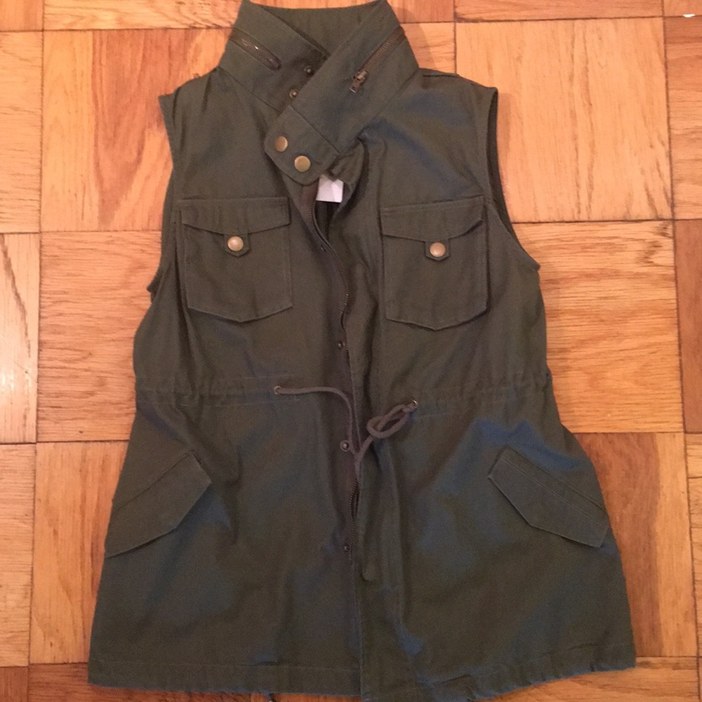 Pleione Cotton Twill Military Vest