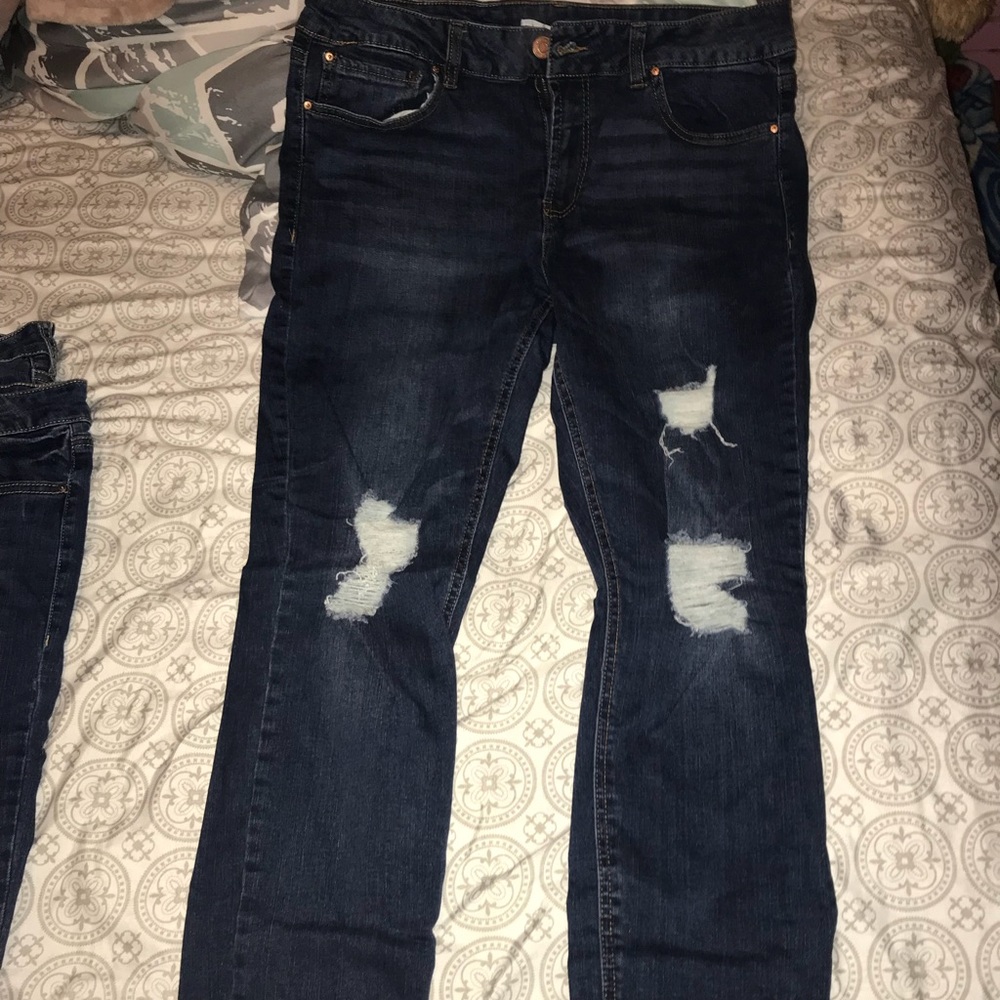 Destroyed Boyfriend Jeggings