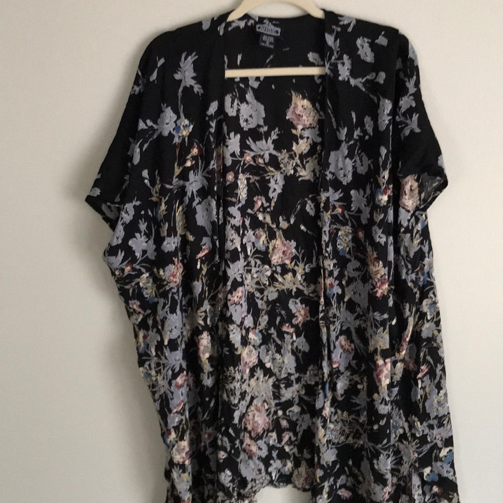 Angie S Boho Winter Floral Cover Up.