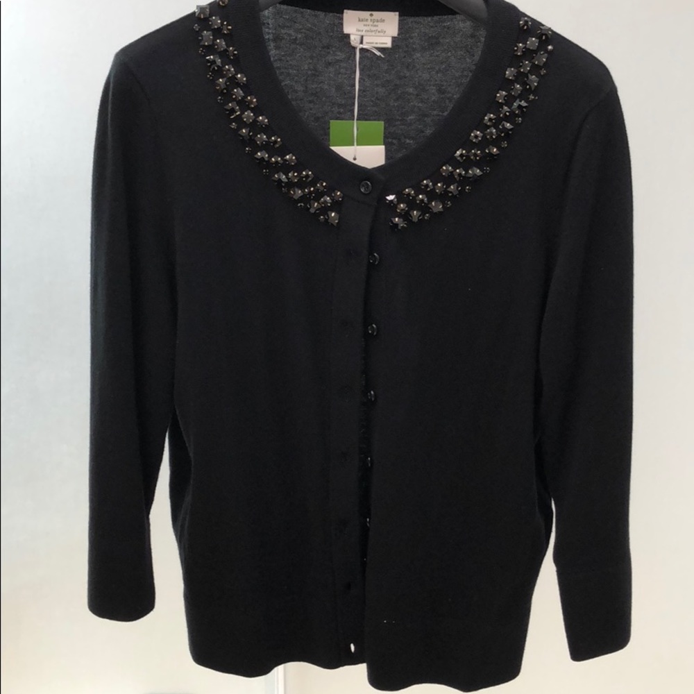 Gorgeous brand new Kate Spade black cardigan