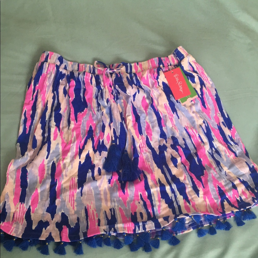 NWT Lilly Pulitzer tassel skirt