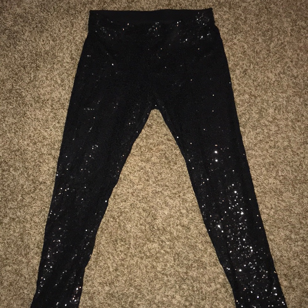 Sequin Pink VS pants