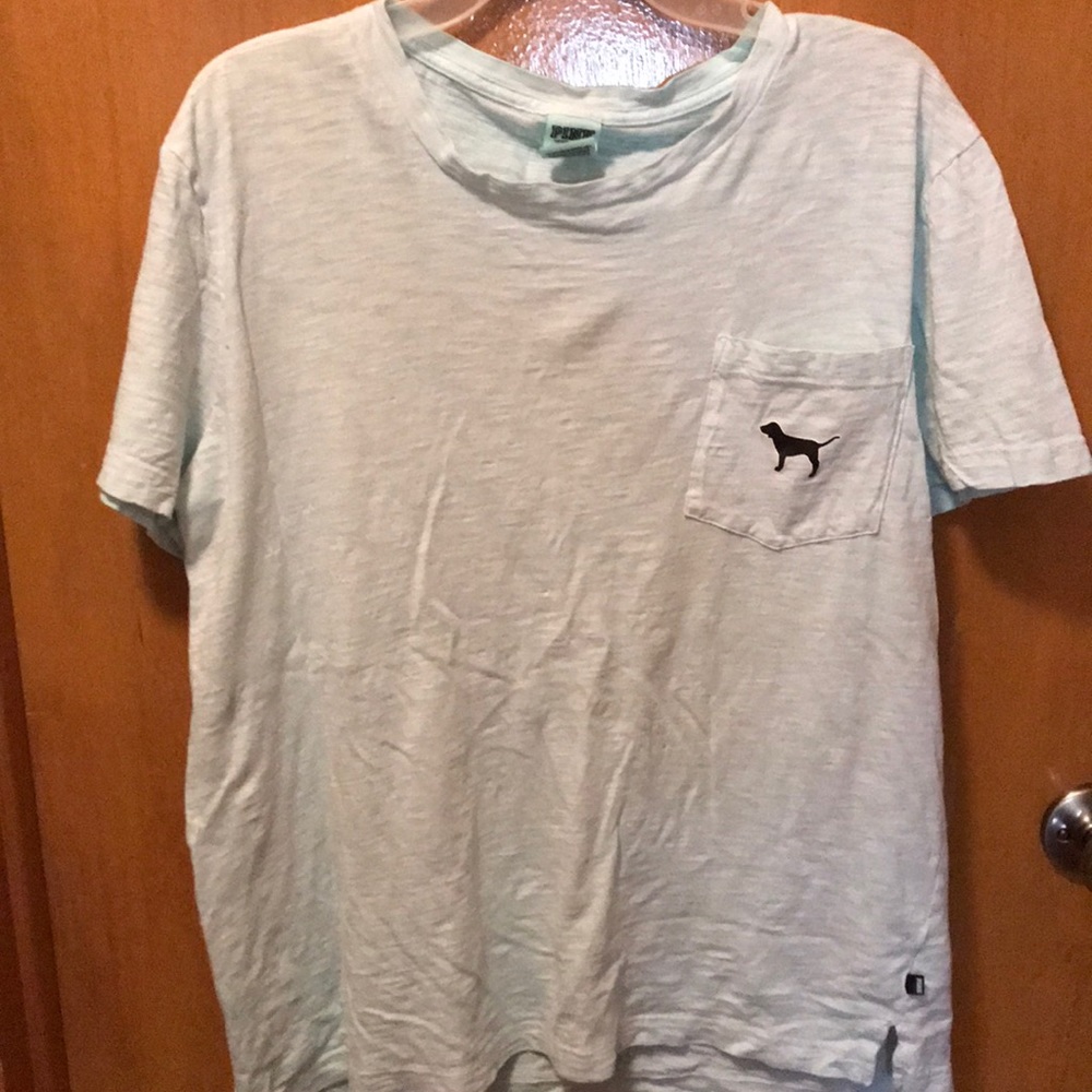 Light blue PINK shirt!