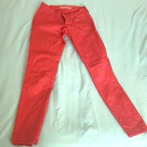 Old Navy polka dot Rock Star jeans