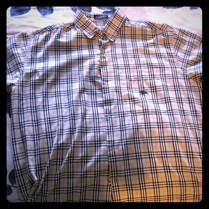 vintage Burberry short sleeve unisex shirt medium