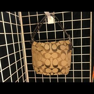 Authentic Coach Signature Duffle Purse