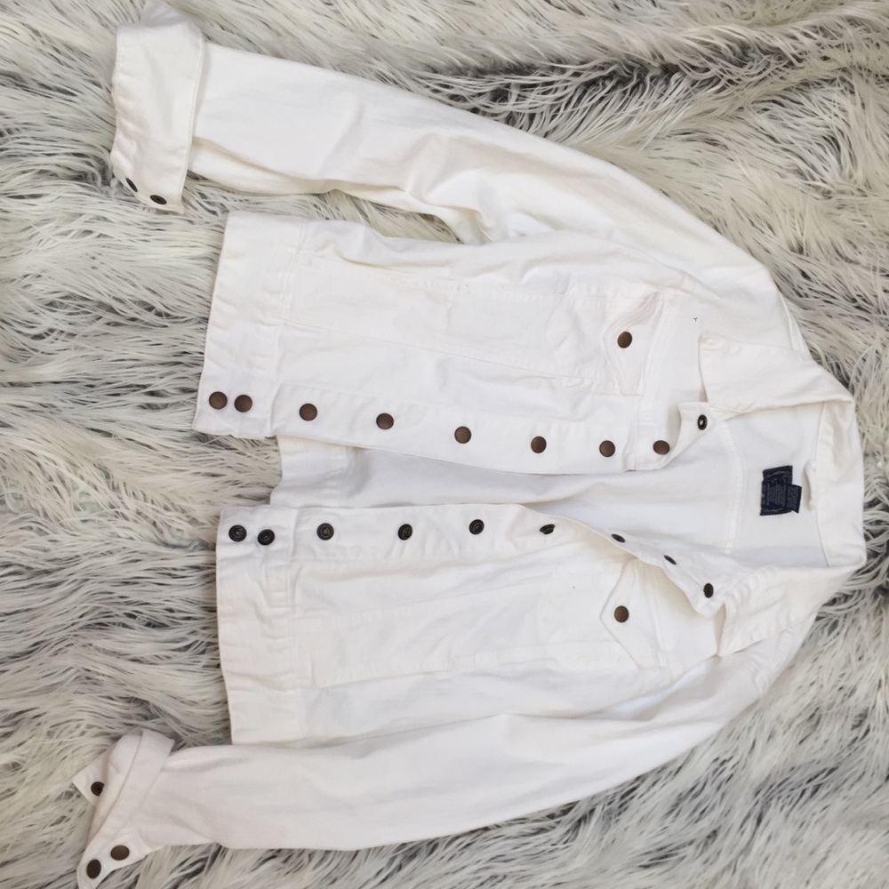 Lucky Brand White Jean Jacket