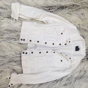 Lucky Brand White Jean Jacket