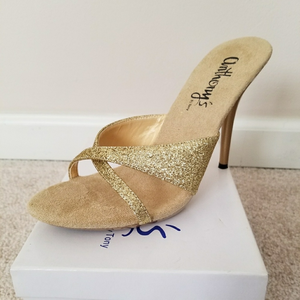 Anthony's Gold Size 9 Slides