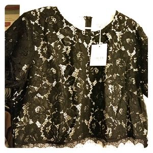 Lace crop top