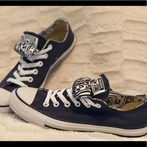 CONVERSE All Star (custom designed online) Navy