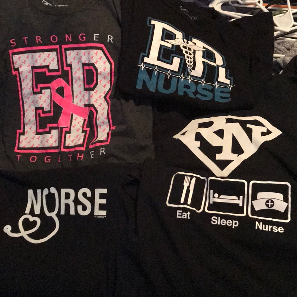 Lot of nurses T-shirt’s. Priced for all