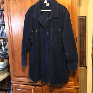Blue corduroy jacket