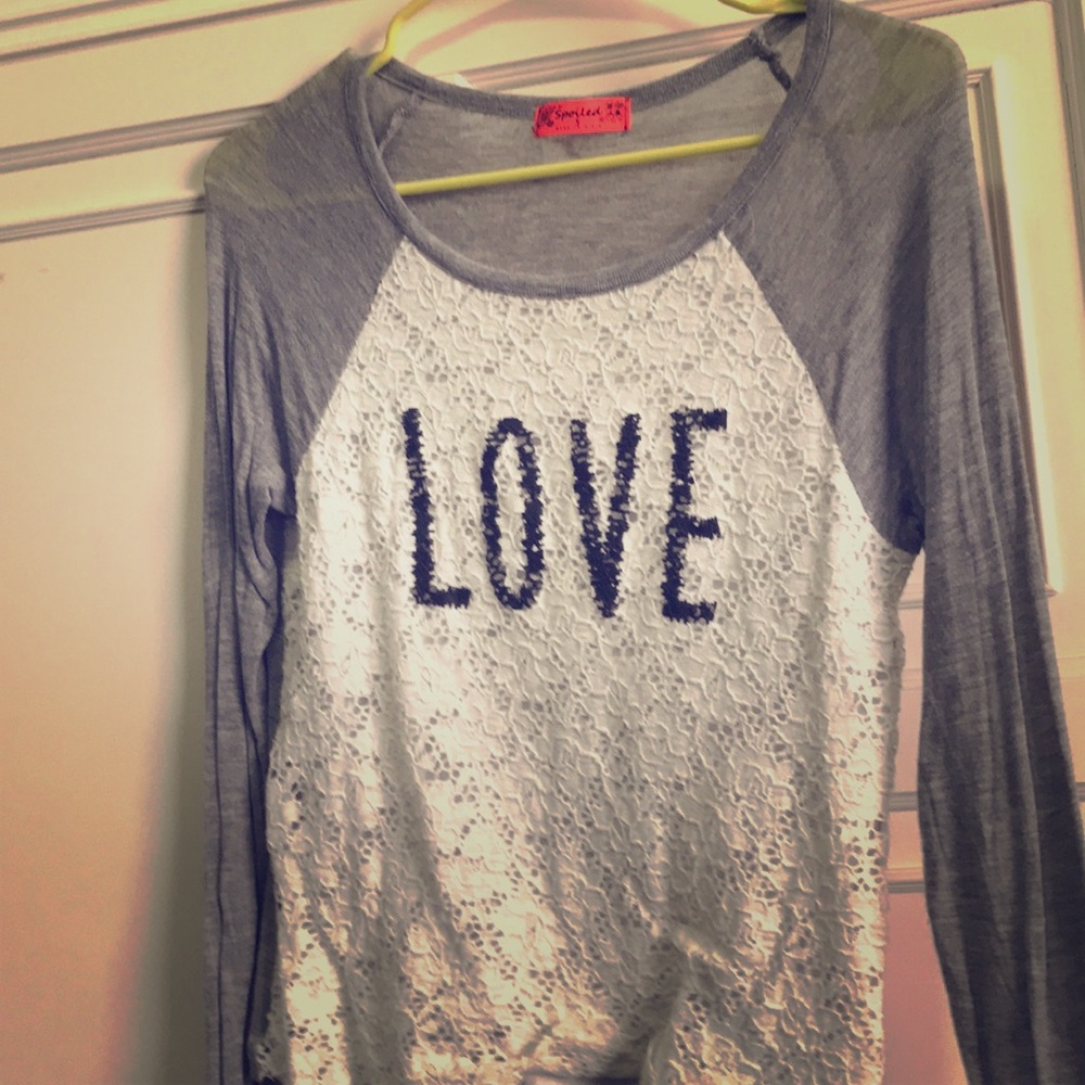 Long sleeved top