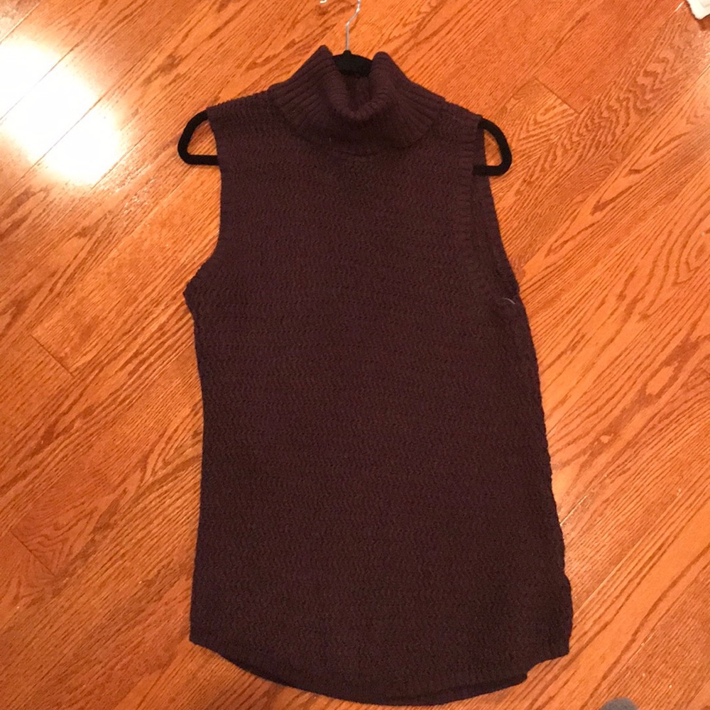 Maroon sweater tunic