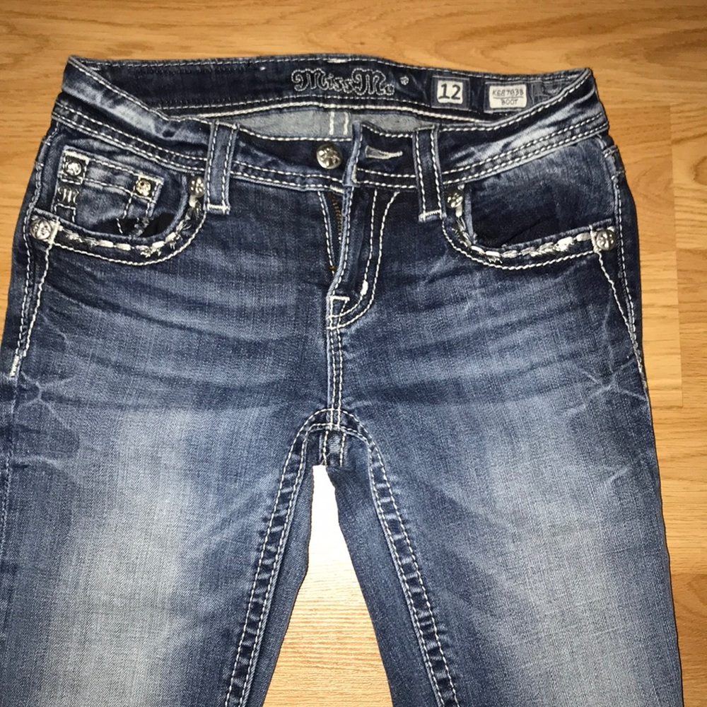 Miss me jeans size 12 hardly worn