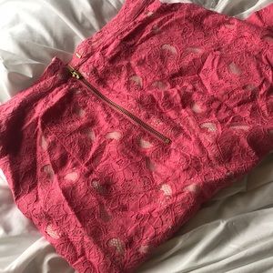 H&M Conscious Collection Pink Lace Midi skirt