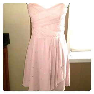 Light pink cocktail dress