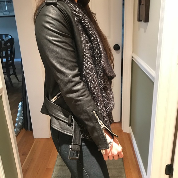 All Saints Unique Leather Jacket - Picture 1 of 8