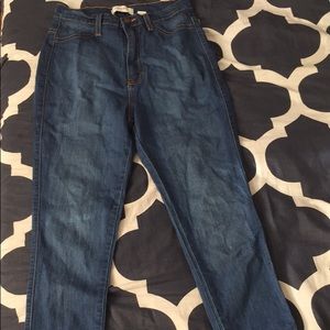 Fashion nova classic dark denim wash jeans