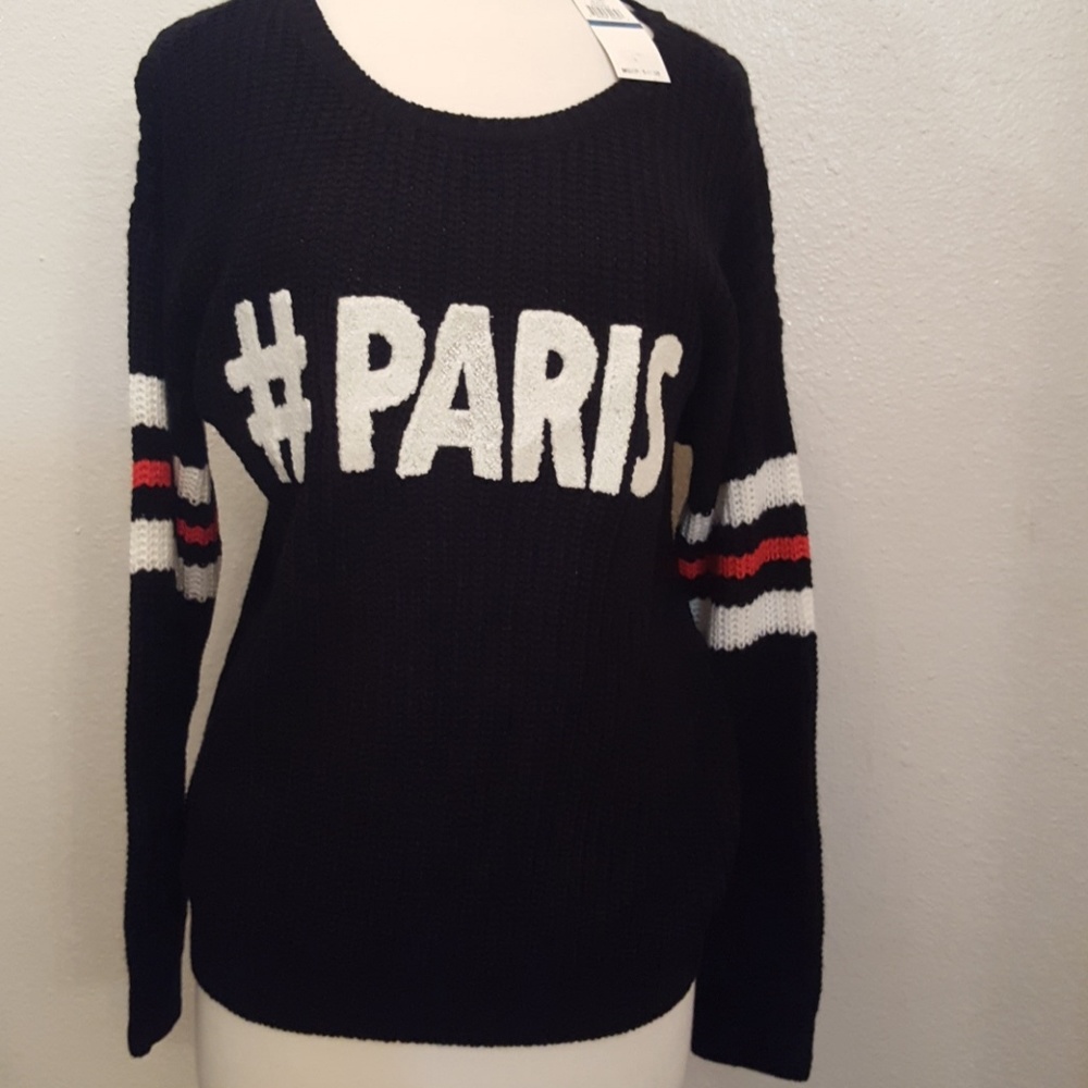 #paris knit sweater Ultra Flirt Size Extra Large