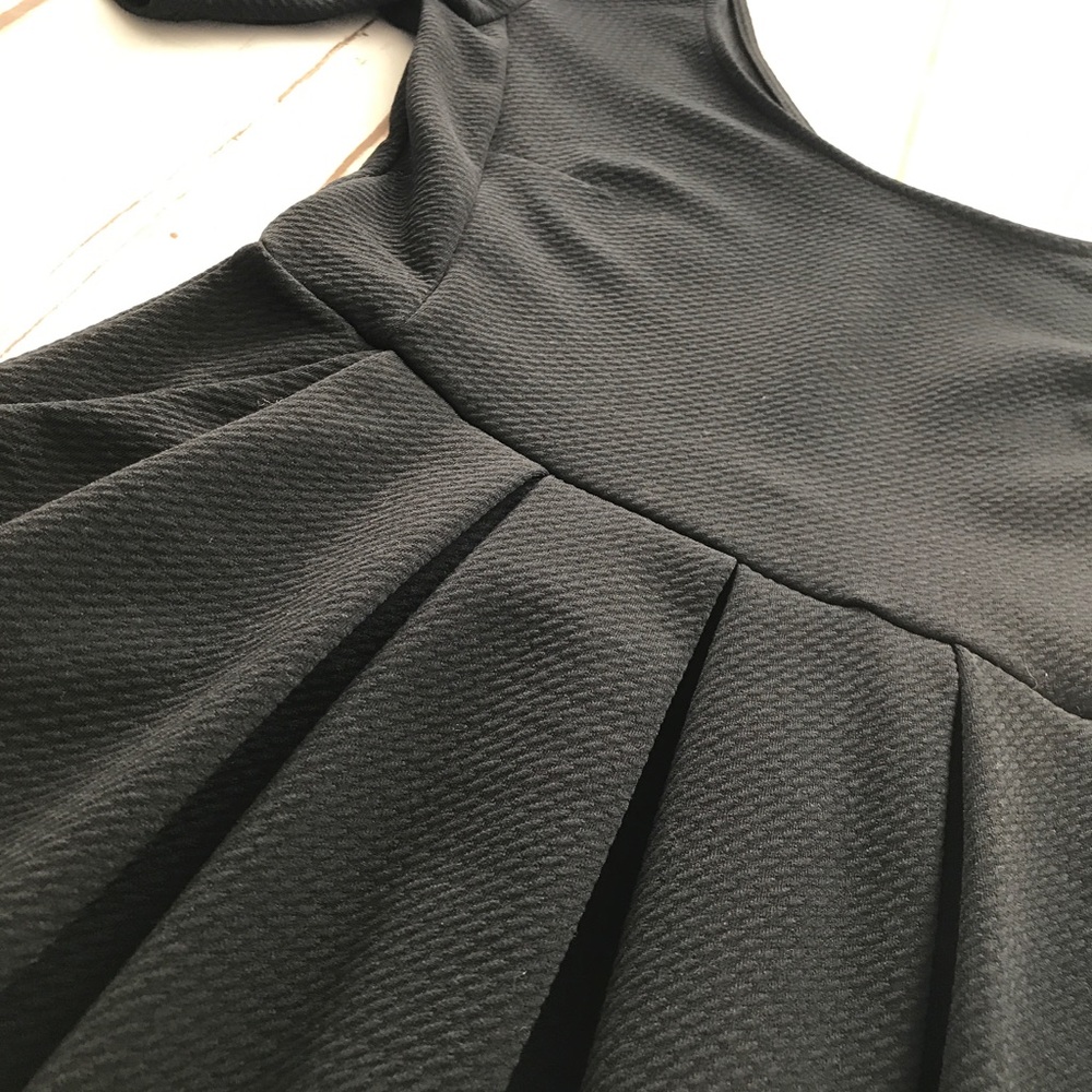 (Sold) Lush - Black Fit-N-Flare Dress, Size XS - Picture 4 of 7