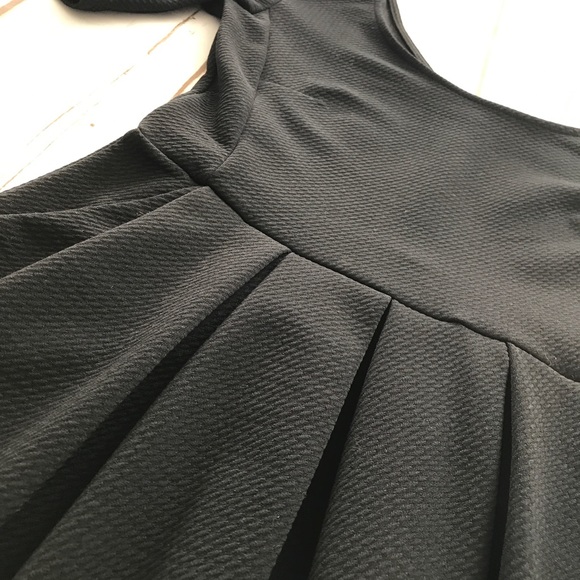 (Sold) Lush - Black Fit-N-Flare Dress, Size XS - Picture 4 of 7