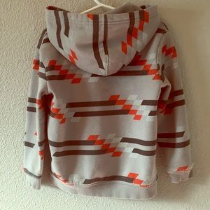 Aztec print hoodie