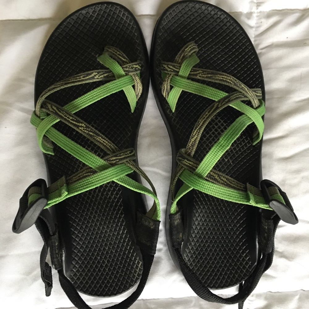Customized Green Chacos