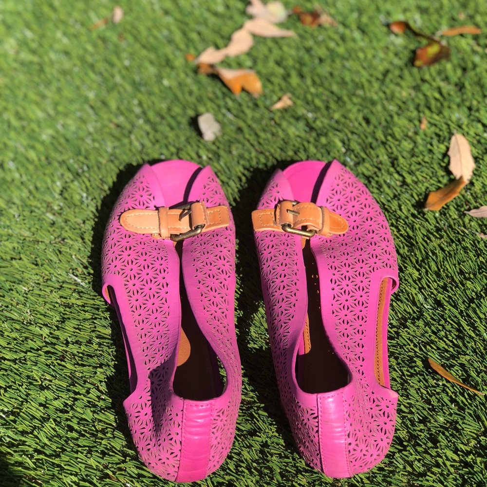 Gentle Souls Bless Word Pink Ballet Flat