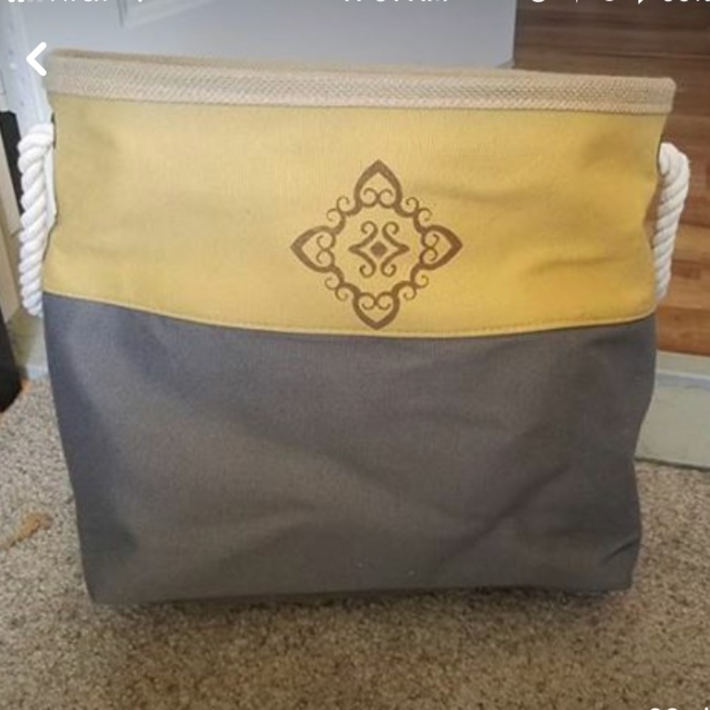 Decorative cloth bin
