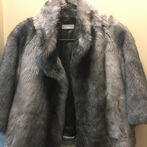 Calvin Klein Faux Fur Jacket