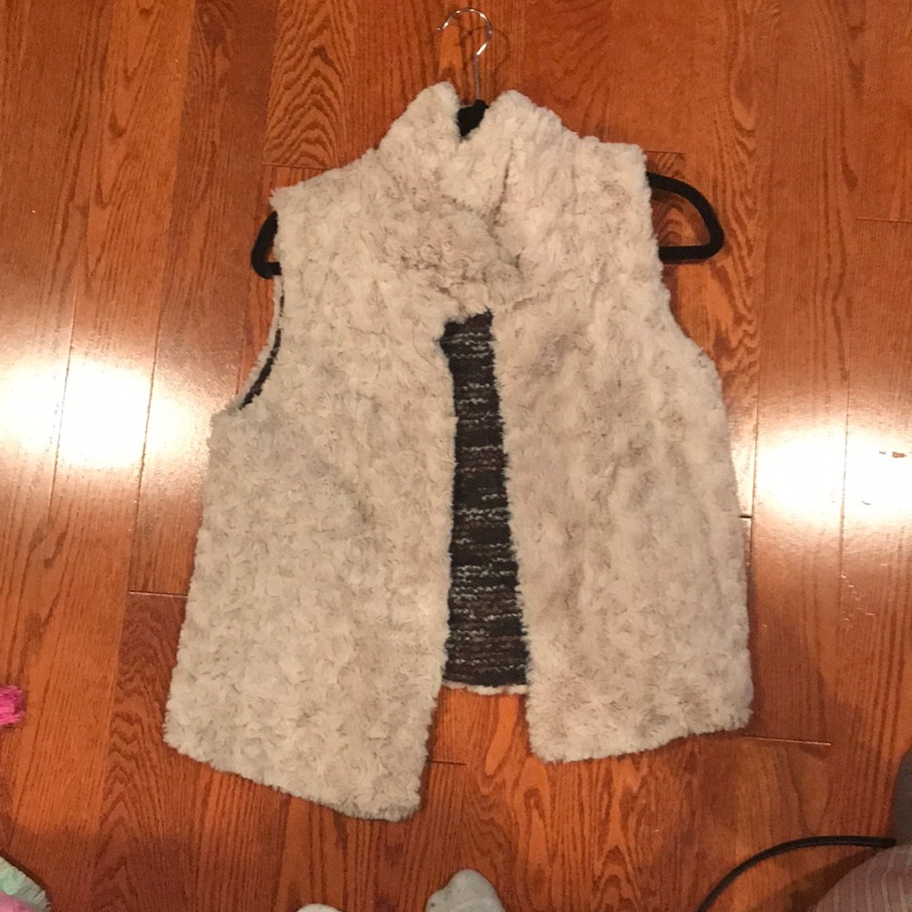 Cream boutique vest