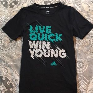 Boys adidas dri fit tshirt.