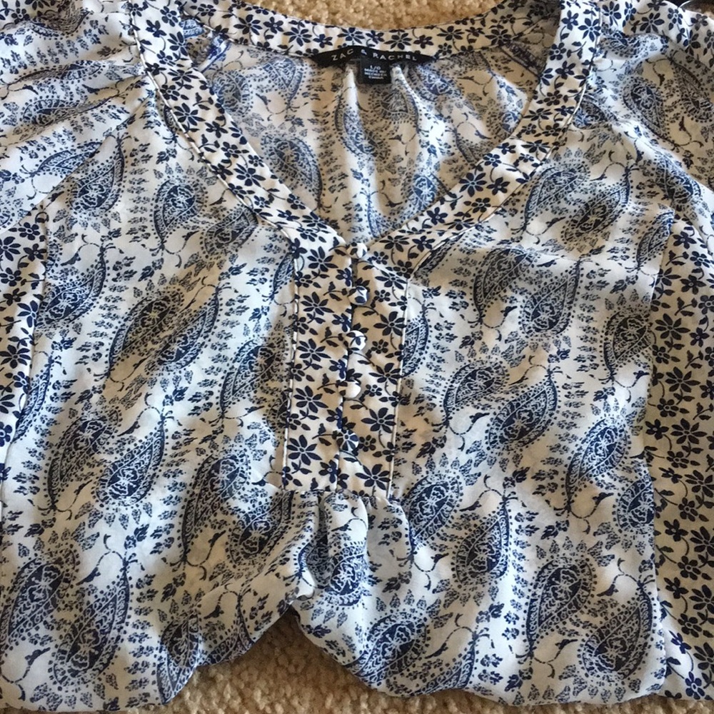 Zac and Rachel Long sleeve shirt