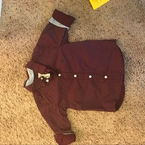 NWT H&M boys patterned button up
