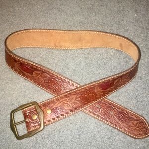 Leather Abercrombie Belt.