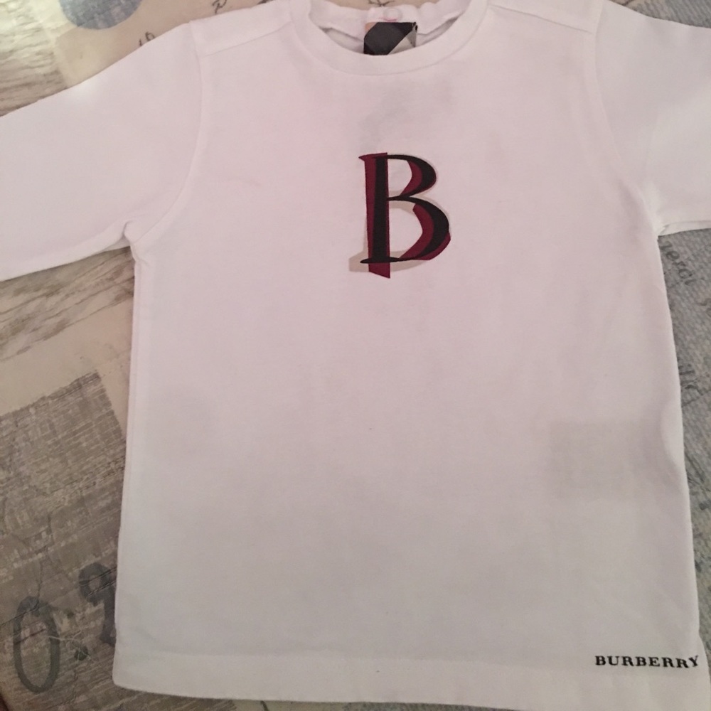 A Burberry baby boy shirt.