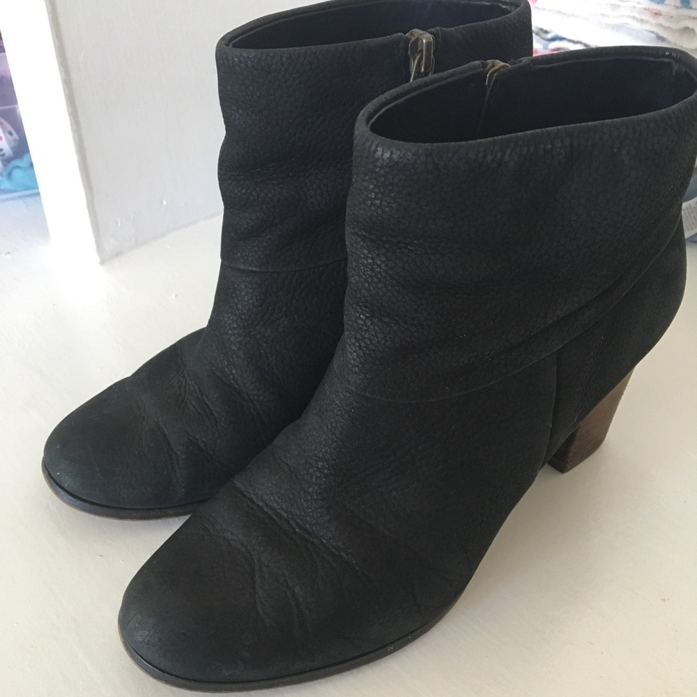 Cole Haan Nike Air Cassidy Black Leather Boots