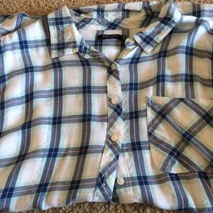 Plaid long sleeve shirt